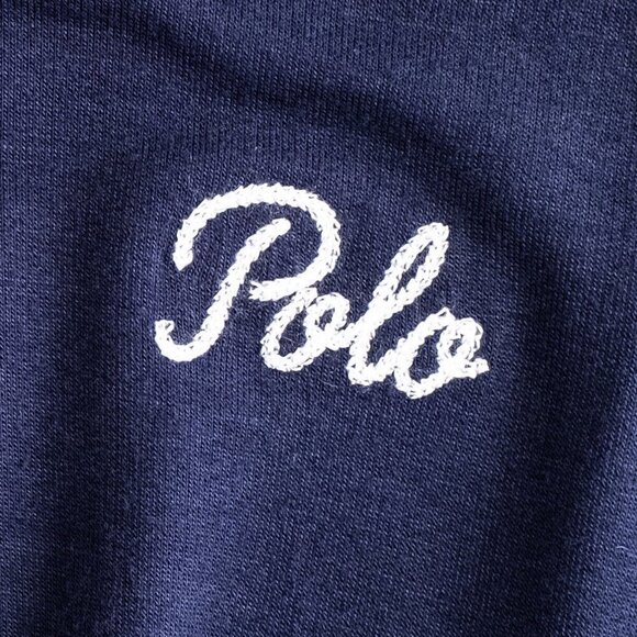 Polo Ralph Lauren Ruffled Navy Blue Polo Embroidery Girls Dress $49 Sz 3T 4T NWT - Picture 7 of 8